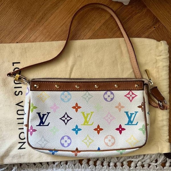 Vintage Limited Edition Louis Vuitton Rainbow Print Bag - Picture 1 of 1